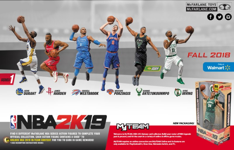 McFarlane Toys Partners with 2K on NBA Action Figure Line | The